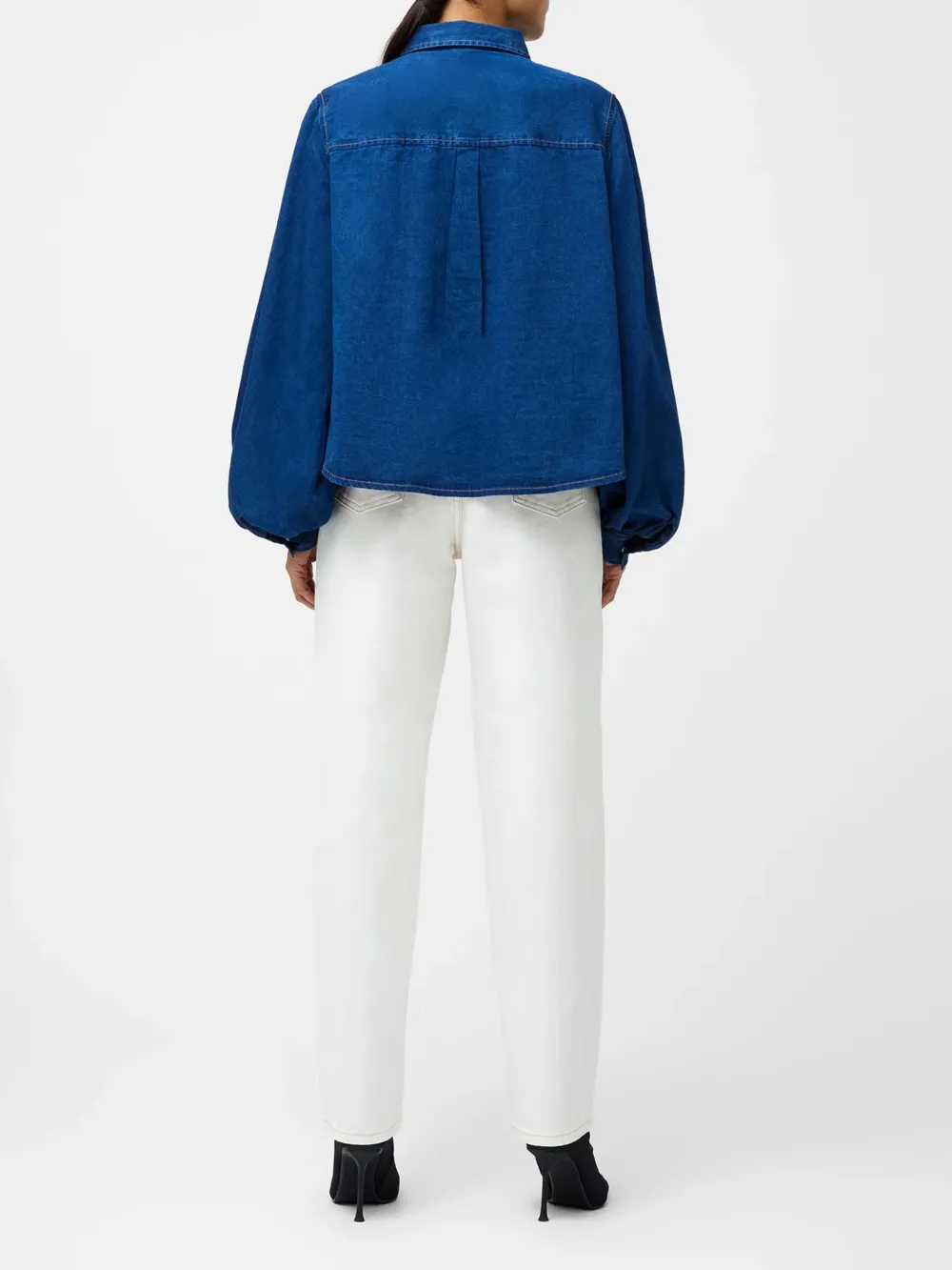 Soft Breathable Cotton Balloon Sleeve Shirt