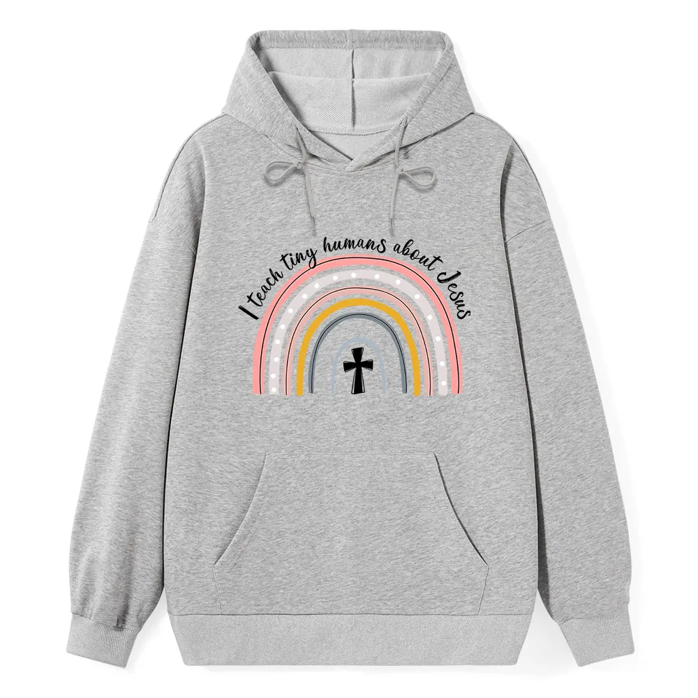Personalized I Teach Tiny Humans About Jesus Hoodie
