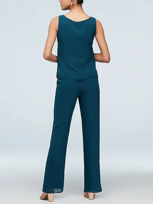 Elegant wedding chiffon sequin jacket cardigan women's three-piece set