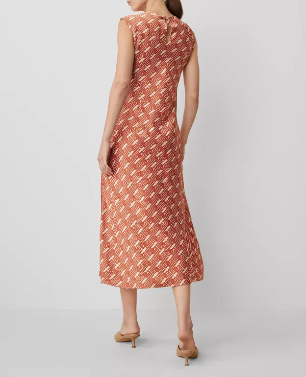 Maze Column Slip Dress