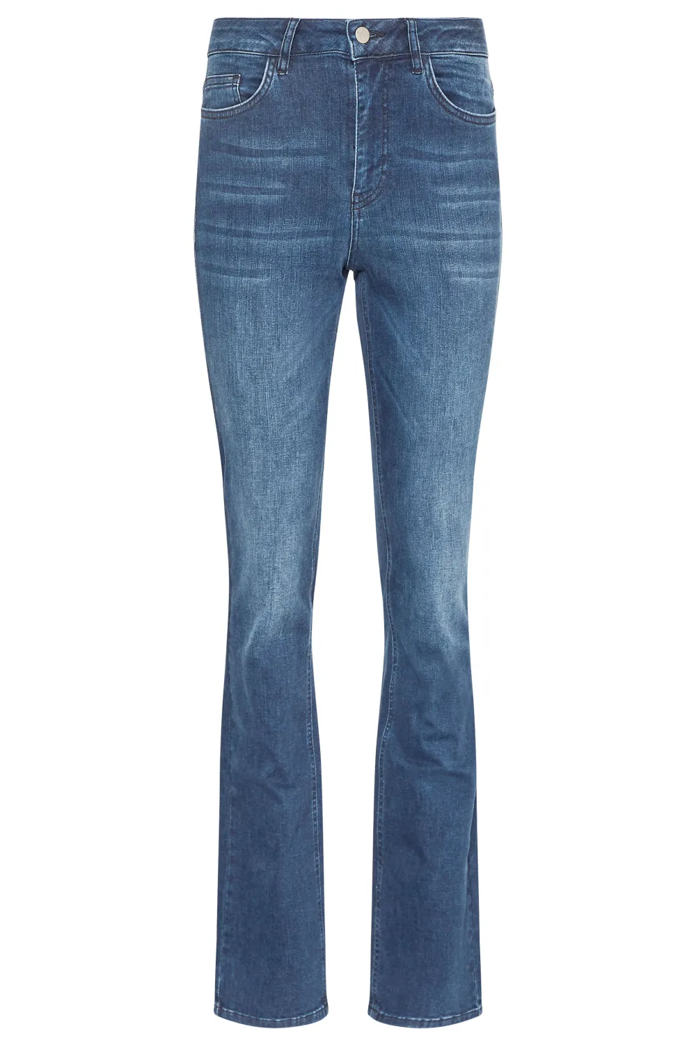 LTS PREMIUM Tall Mid Blue IVY Stretch Straight Leg Jeans