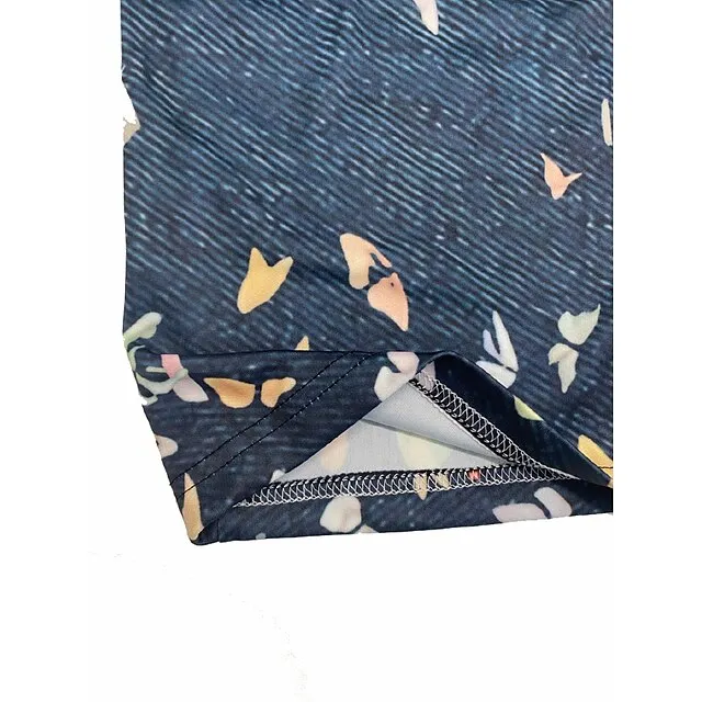 Women's Jeans Bootcut Wide Leg Full Length Faux Denim Side Pockets Wide Leg High Elasticity Mid Waist Fashion Casual Weekend 1 2 S M