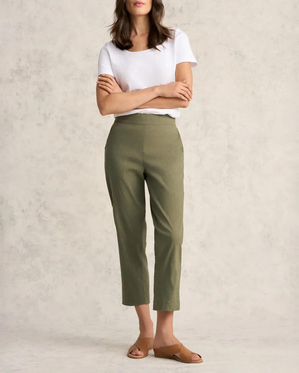 Slim Fit Ankle Length Pants