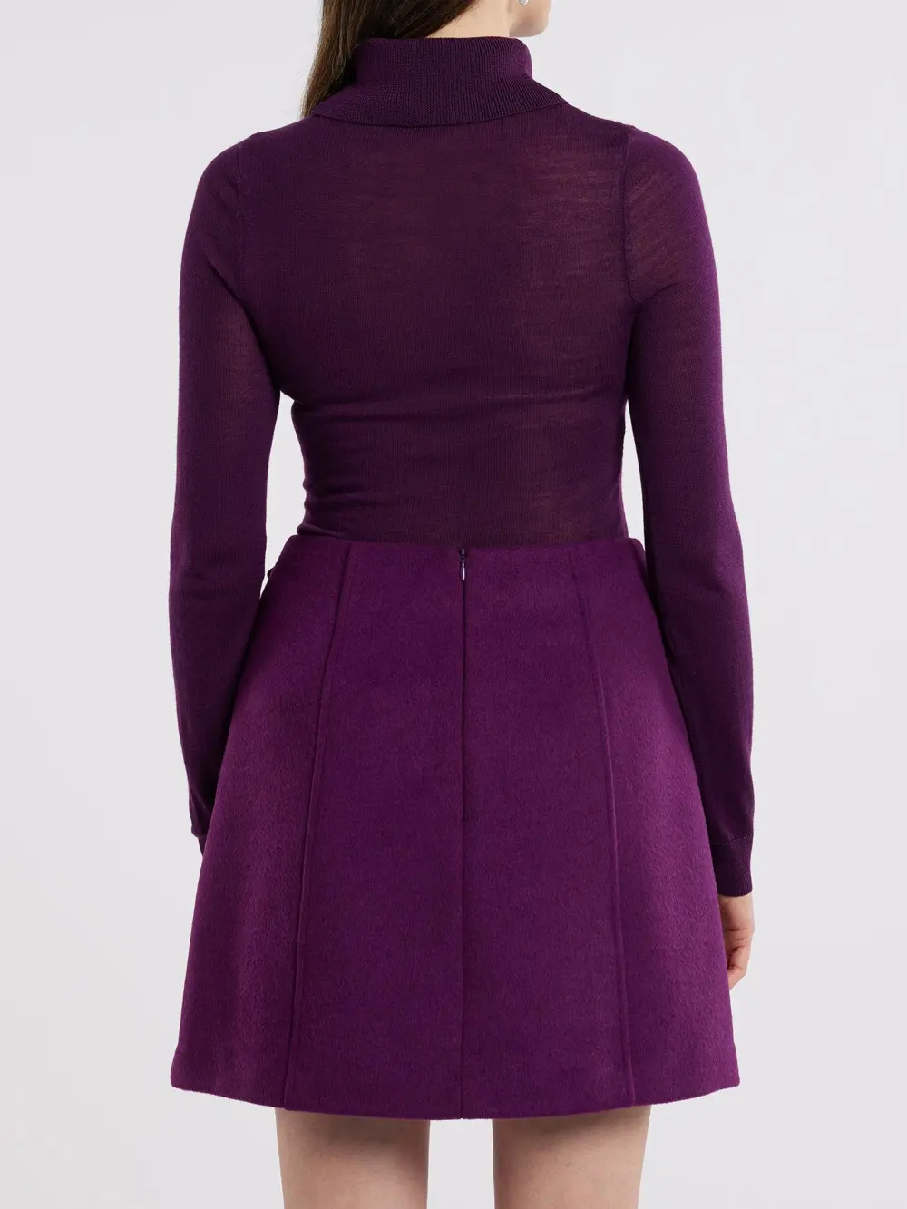 Purple Roll Neck Jumper