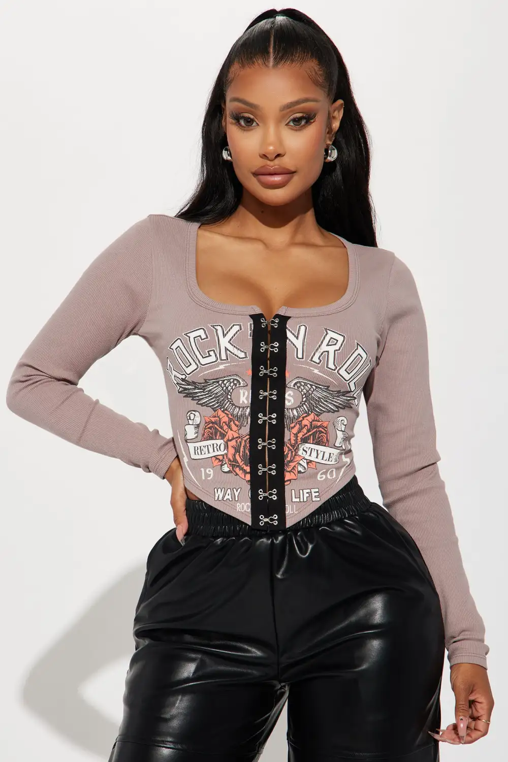 Rock Way Of Life Top - Taupe