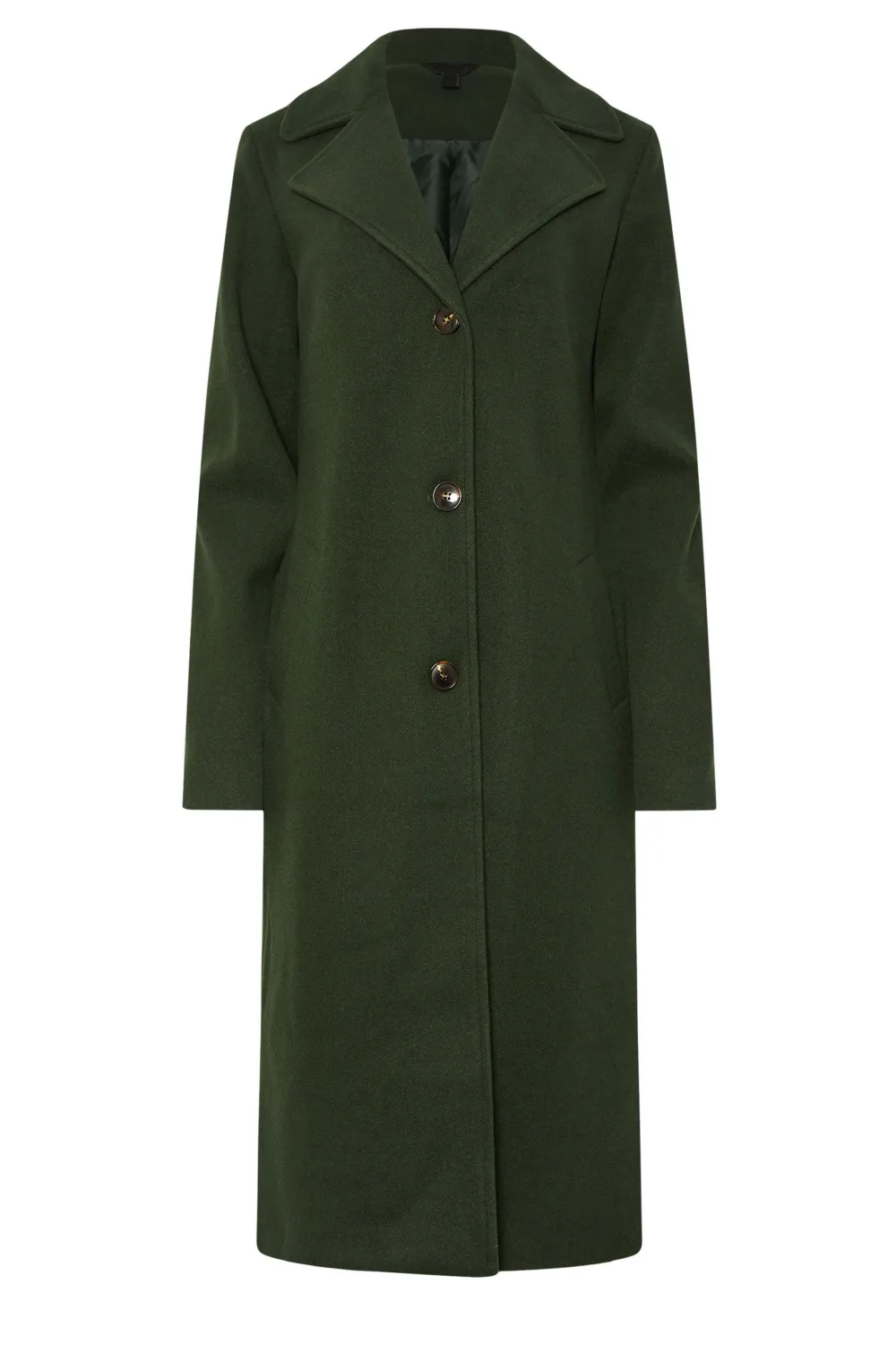 Dark Green Casual Style Coat