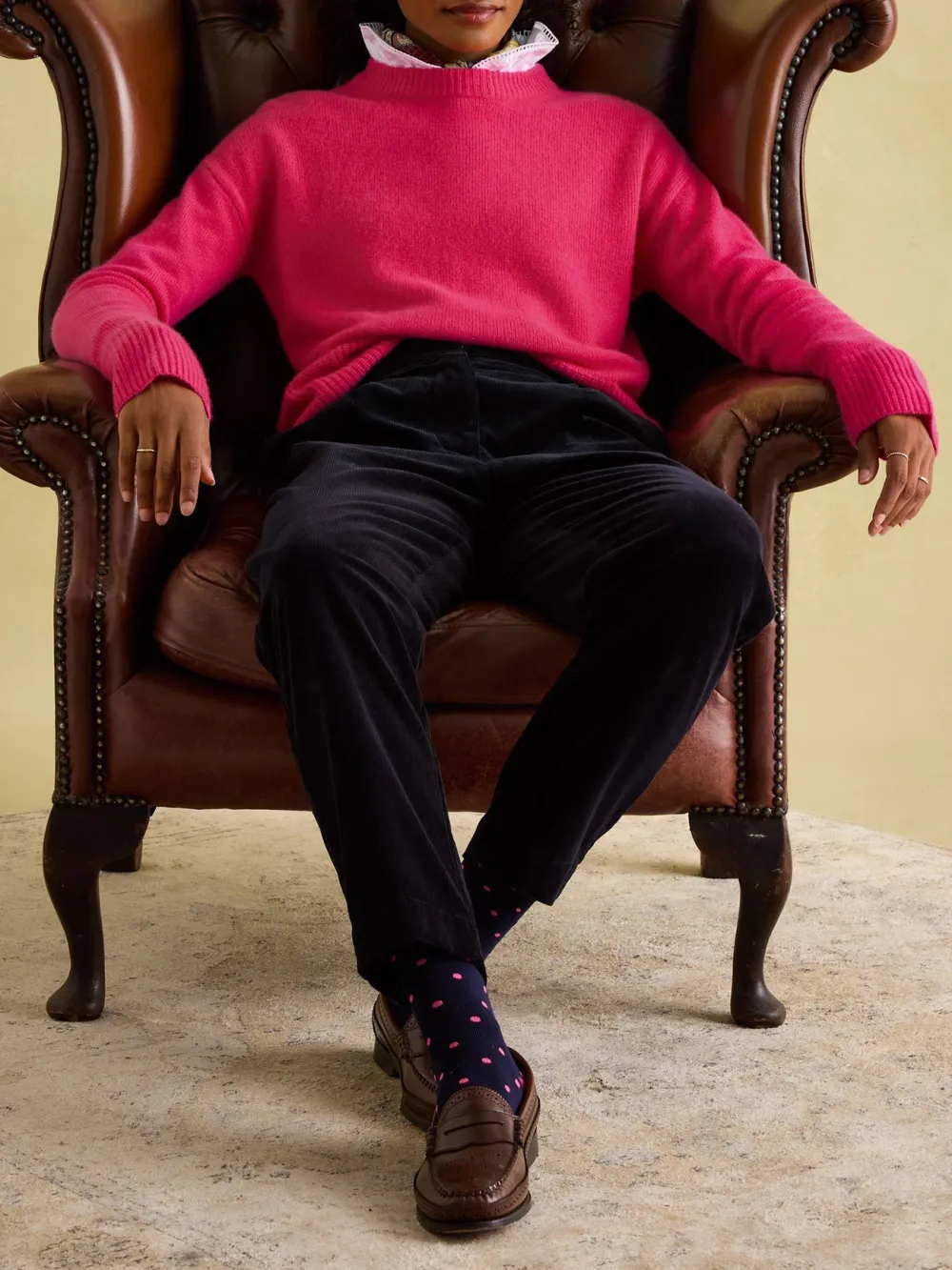 Red 100% Cashmere Jumper