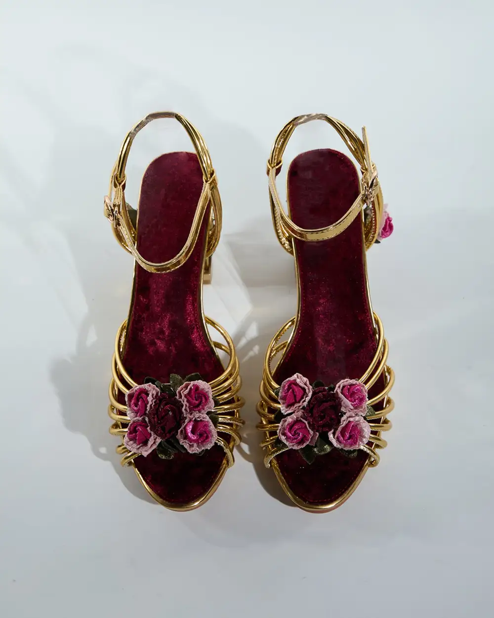 Rose Cage Heels