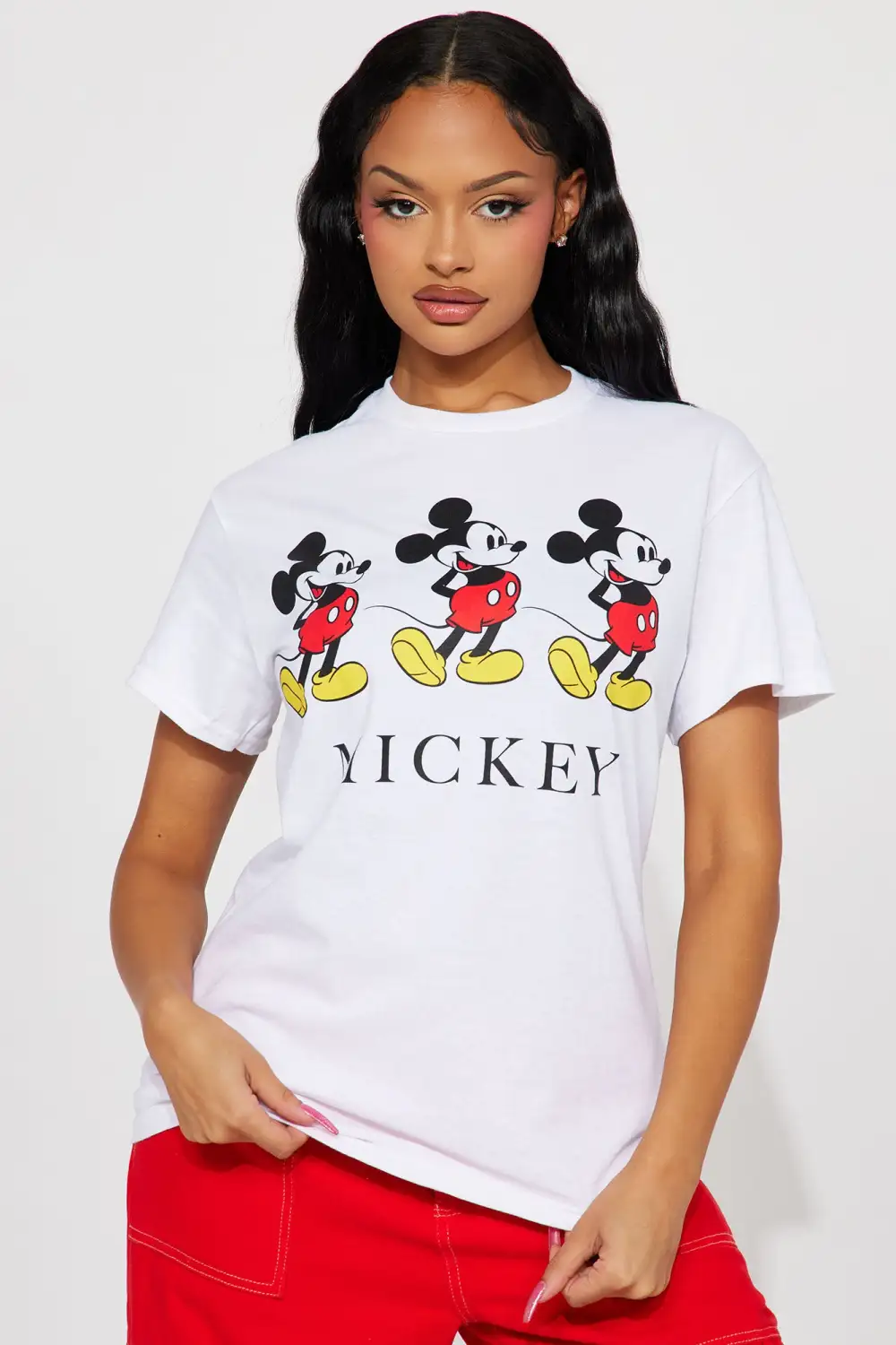 Mickey Mouse Vintage Graphic Tee - White