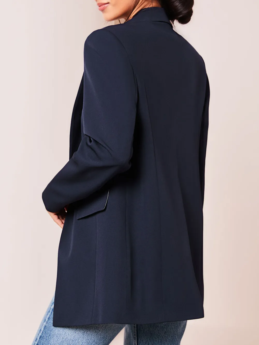 Navy Blue Casual Blazer