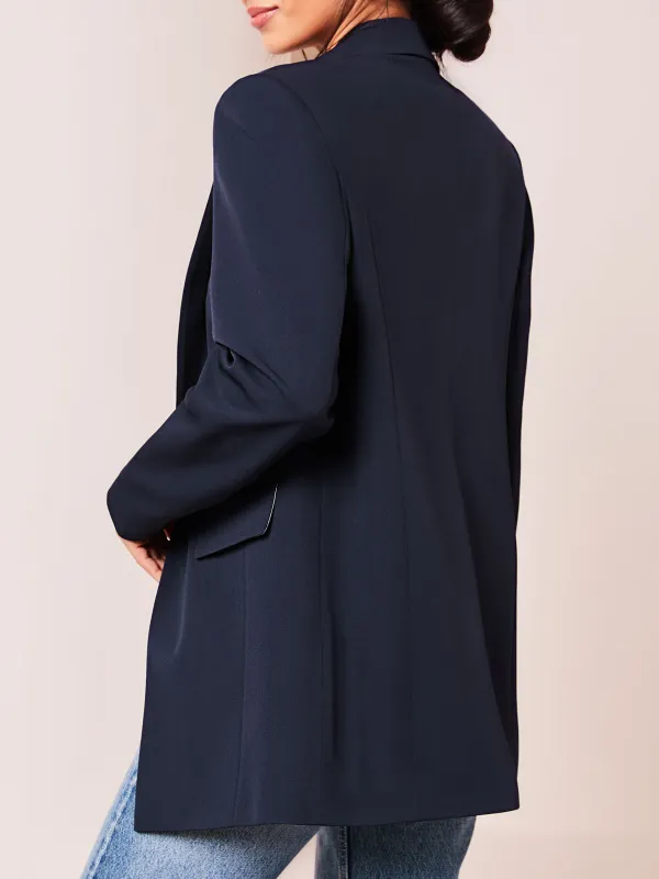 Navy Blue Casual Blazer
