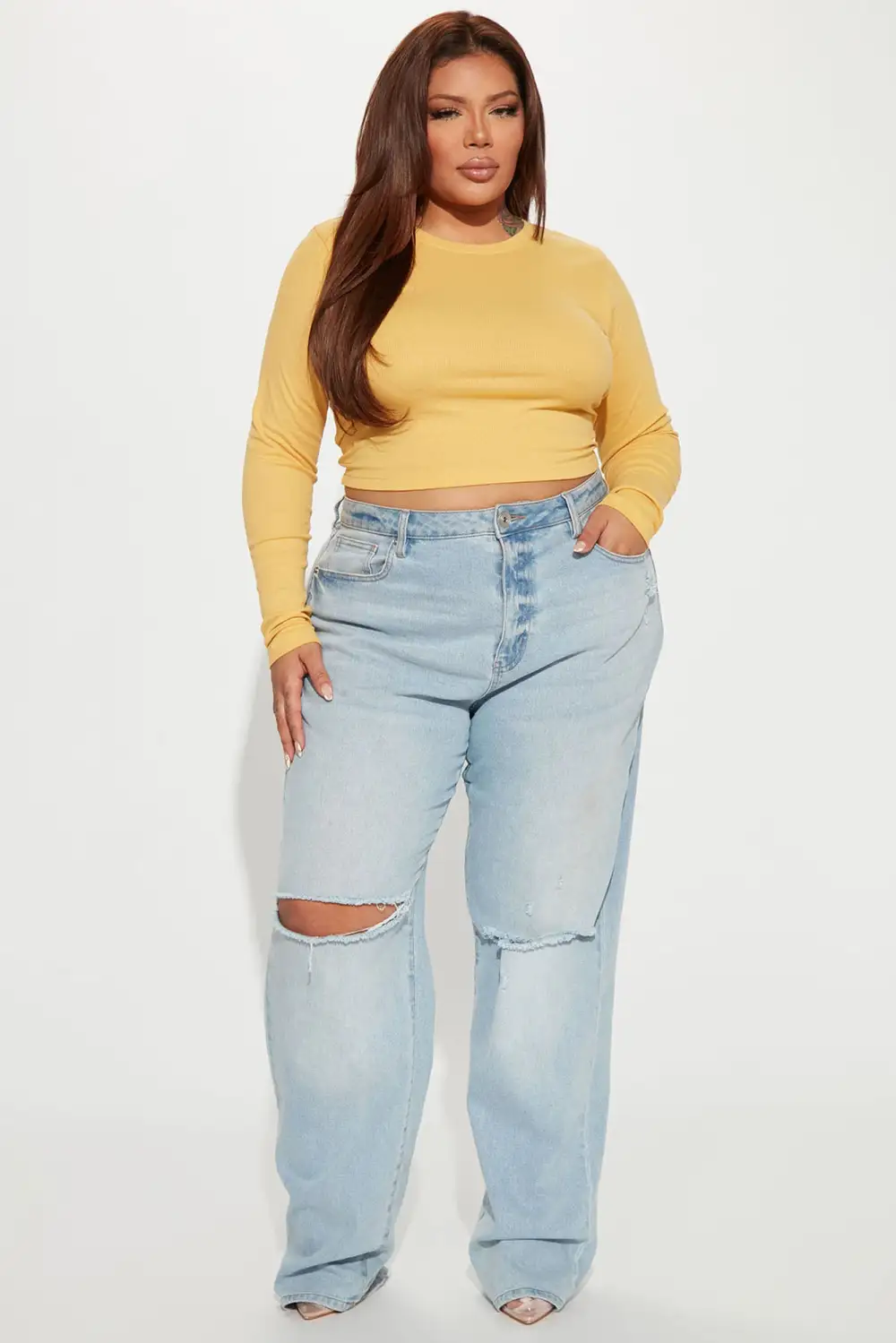 Waiting For You Tee - Mustard