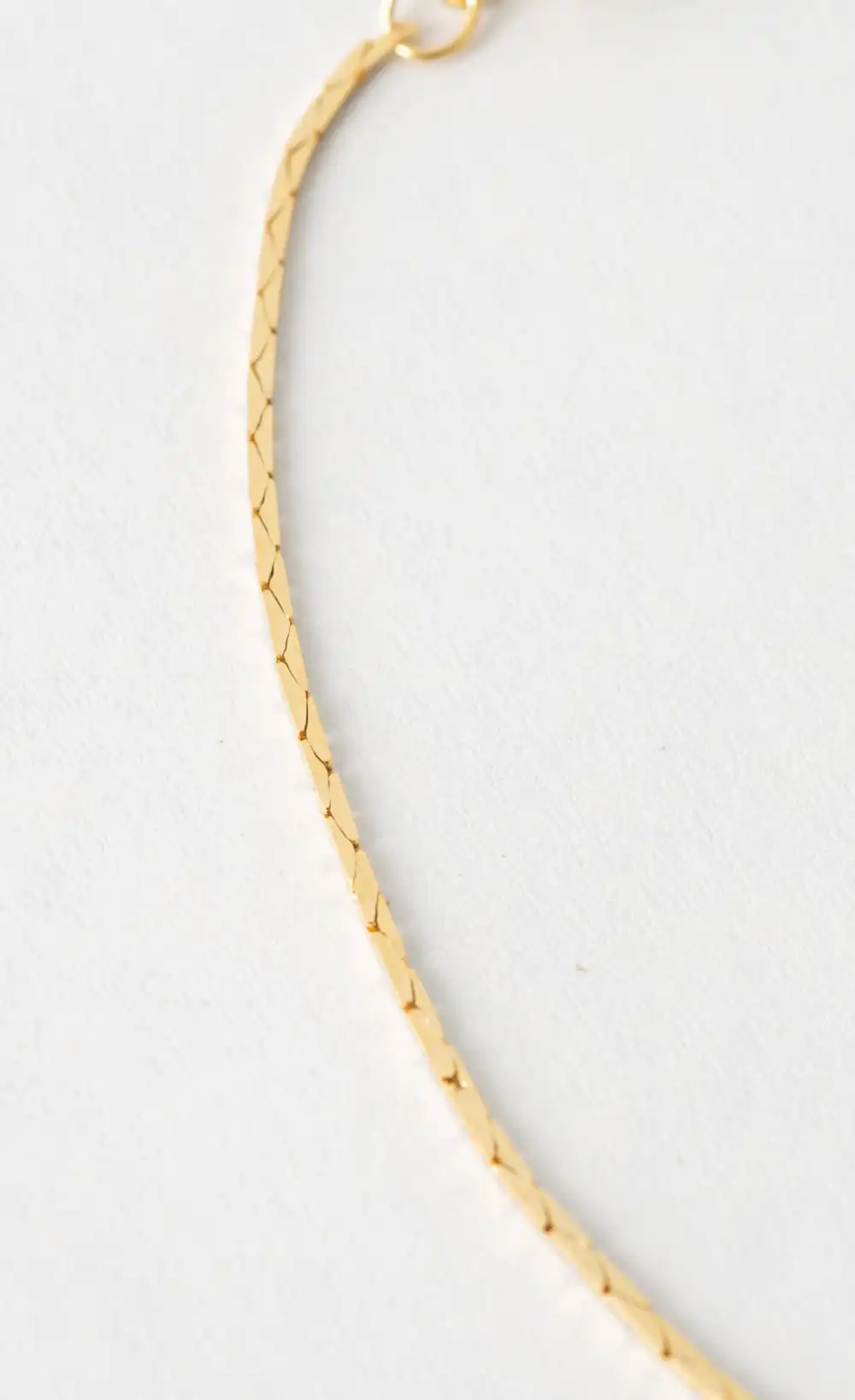 Minimalist Gold-Tone Thin Chain Bracelet
