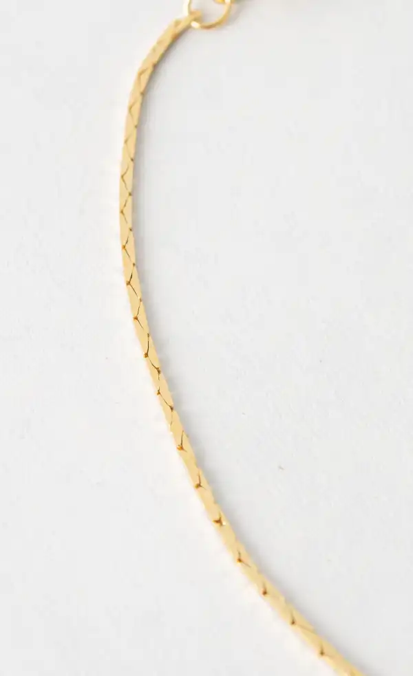 Minimalist Gold-Tone Thin Chain Bracelet