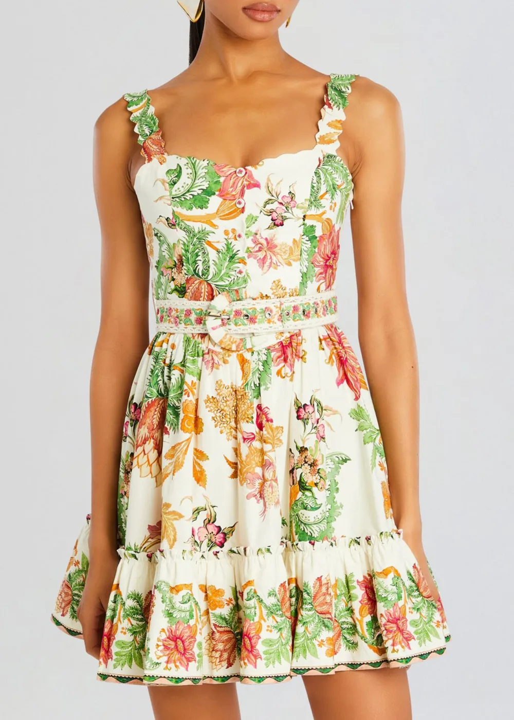 Short Dress With Belt