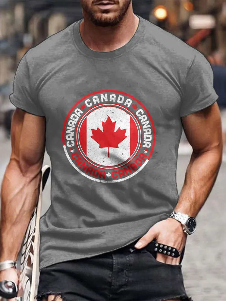Men'S We Are Canada Strong We Will Never Yield To Tru.p T-Shirt