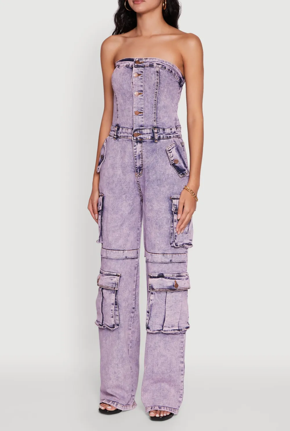 Cowboy Strapless Jumpsuit