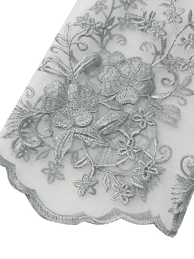 Women‘s Plus Size Party Dress Lace Dress Semi Formal Dress Midi Dress Navy Blue Blue Gold 3/4 Length Sleeve Floral Lace Summer Spring Fall Crew Neck Elegant Party Wedding Guest Dress