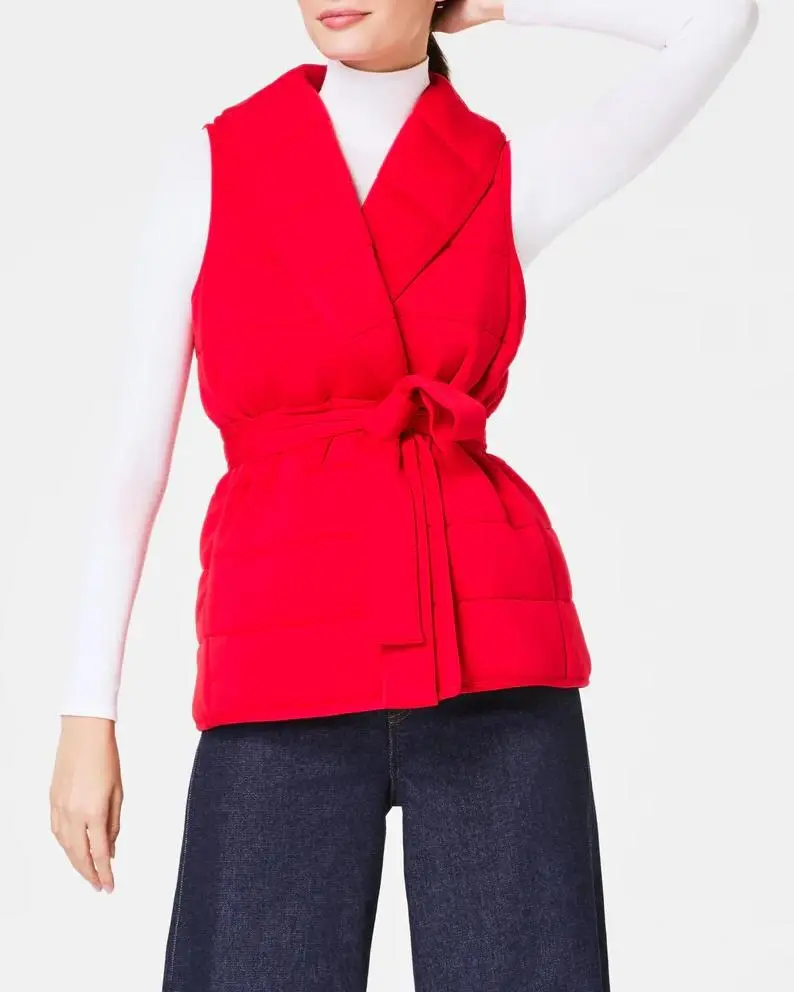 Plain Casual Puffy Vest