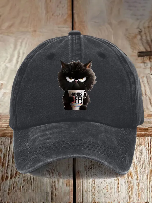 Unisex Cat Stop Washable Cotton Hat