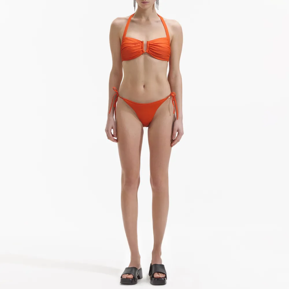 Orange Bikini Top