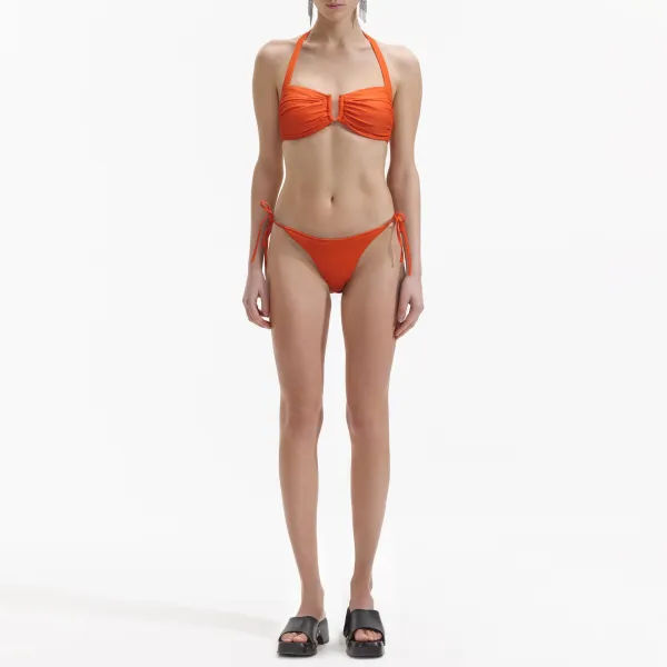 Orange Bikini Top