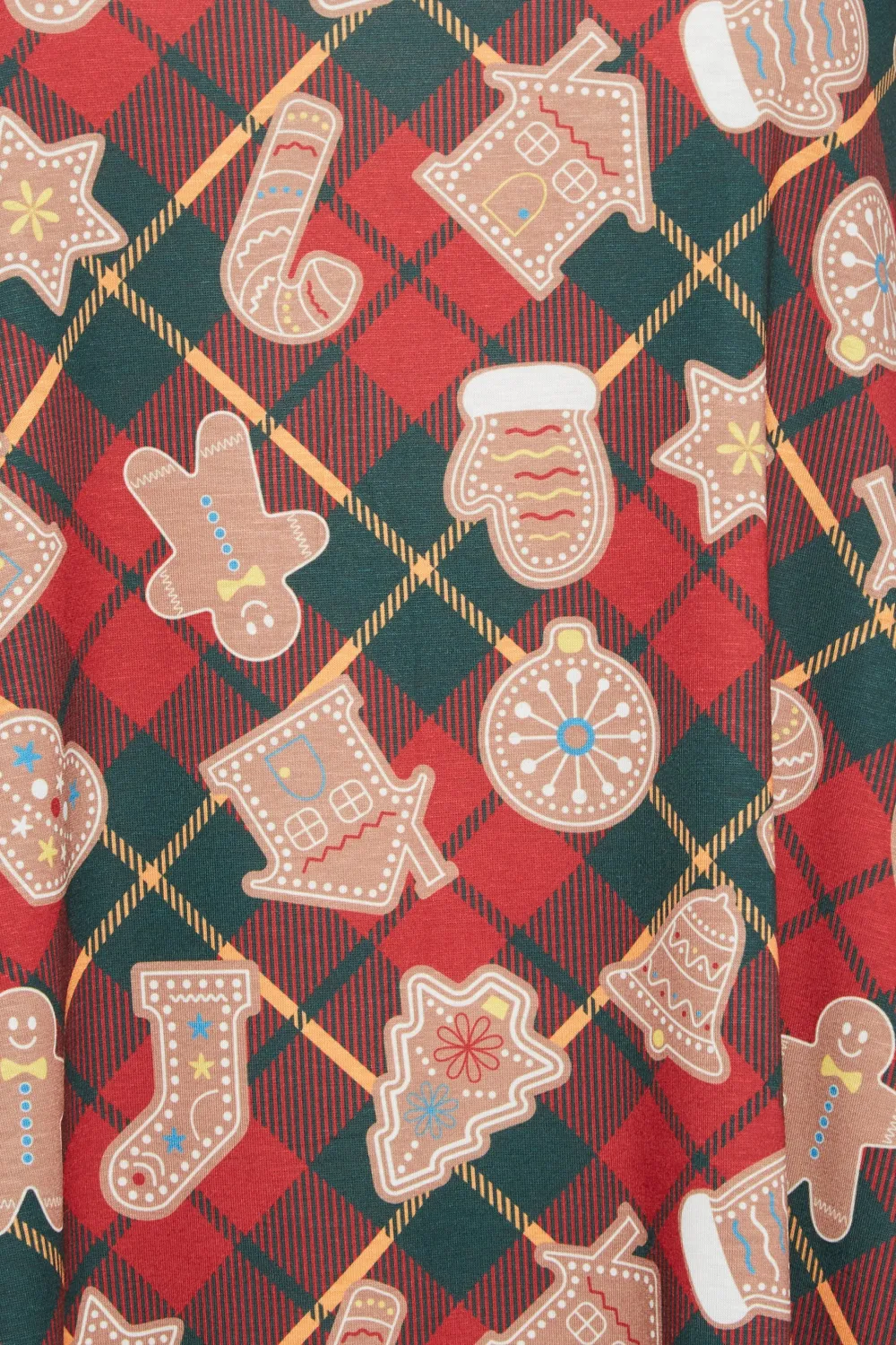 YOURS Curve Black Christmas Print Tunic Top