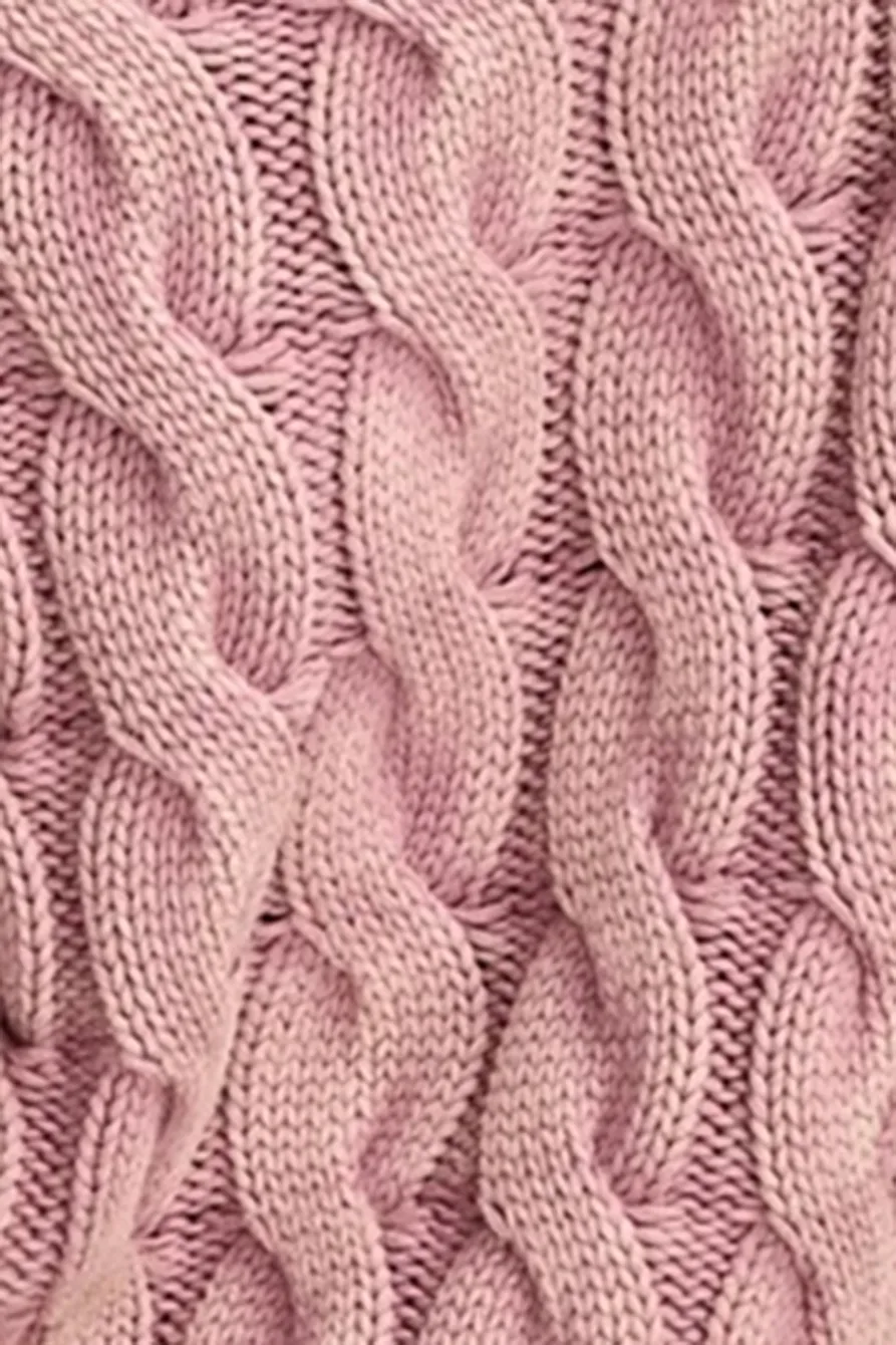 Elderberry Cable Sweater Pullover