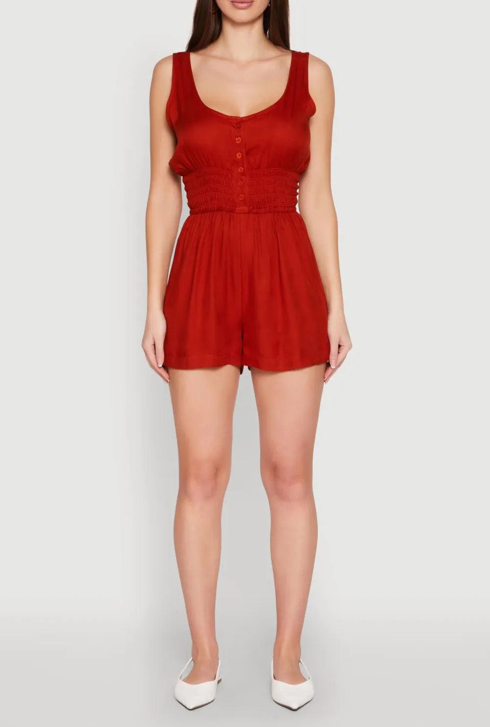 Sleeveless Round Neck Jumpsuit