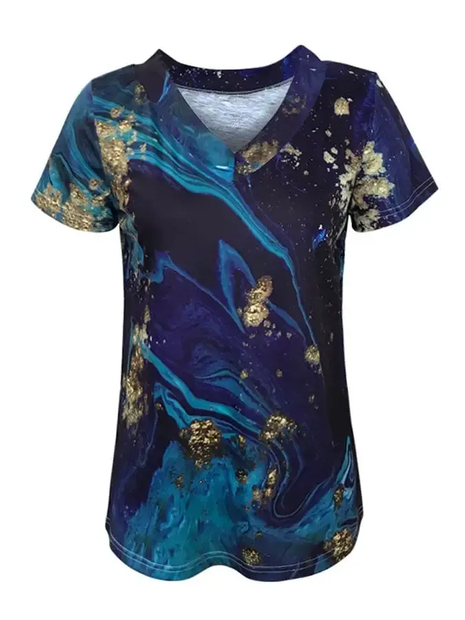 Casual Sea Turtle Print T-Shirt