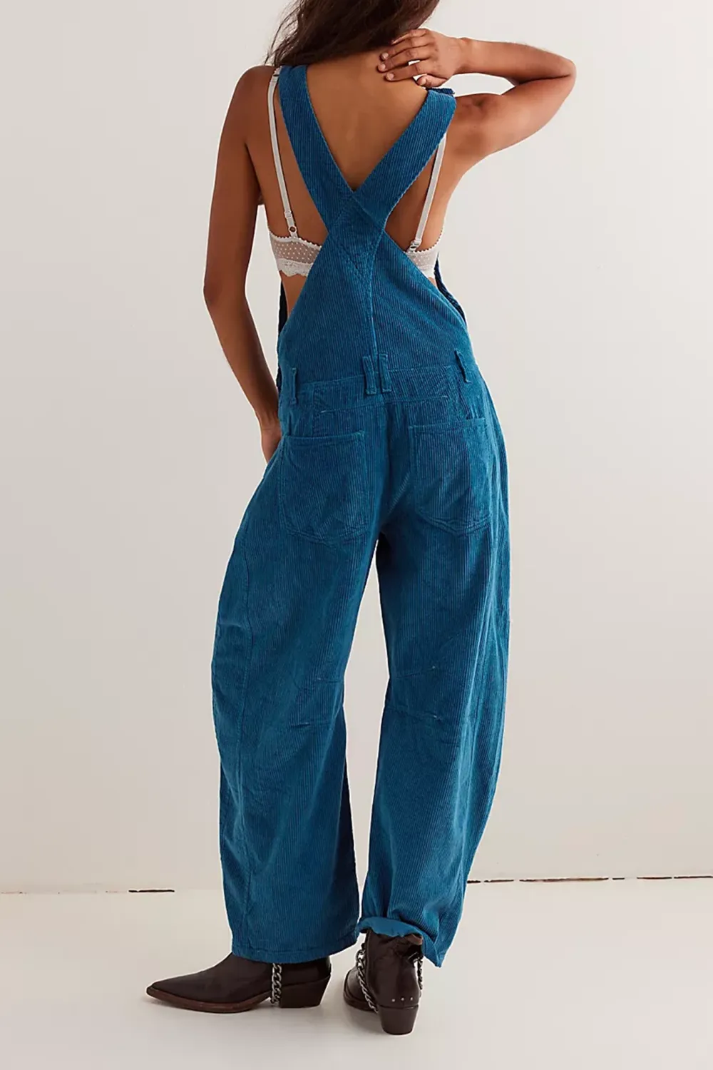 Corduroy Overalls Style Pants