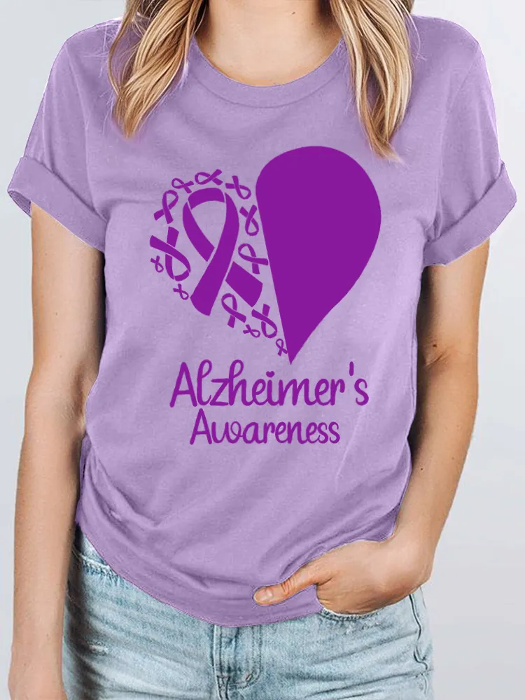 Women'S The Hear Alzheimer's T-Shirt