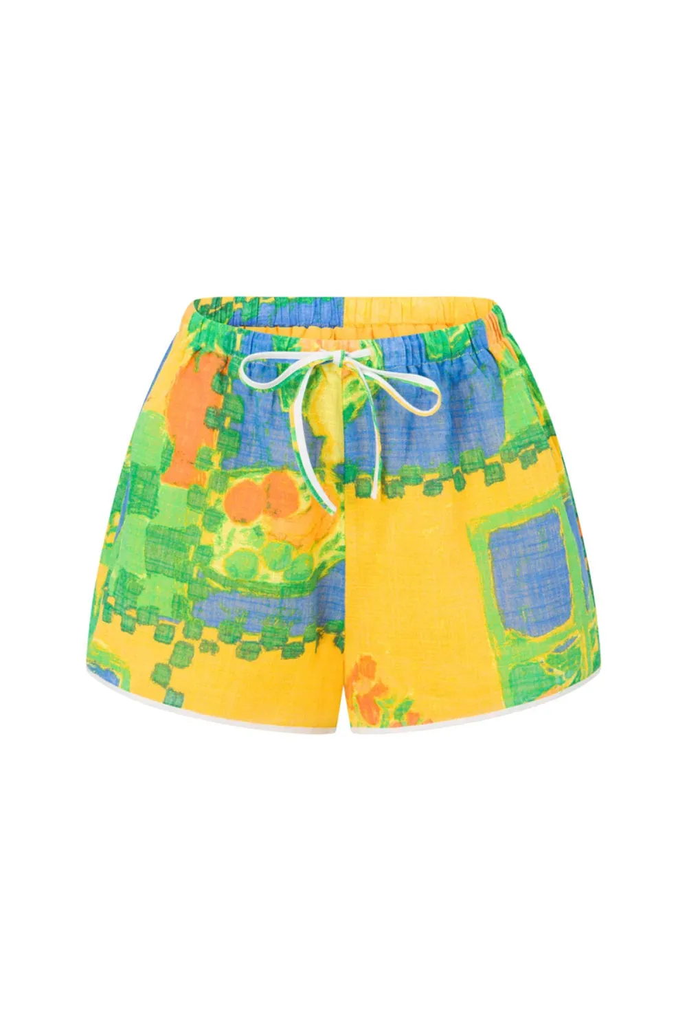 Colorful Print Cotton Short