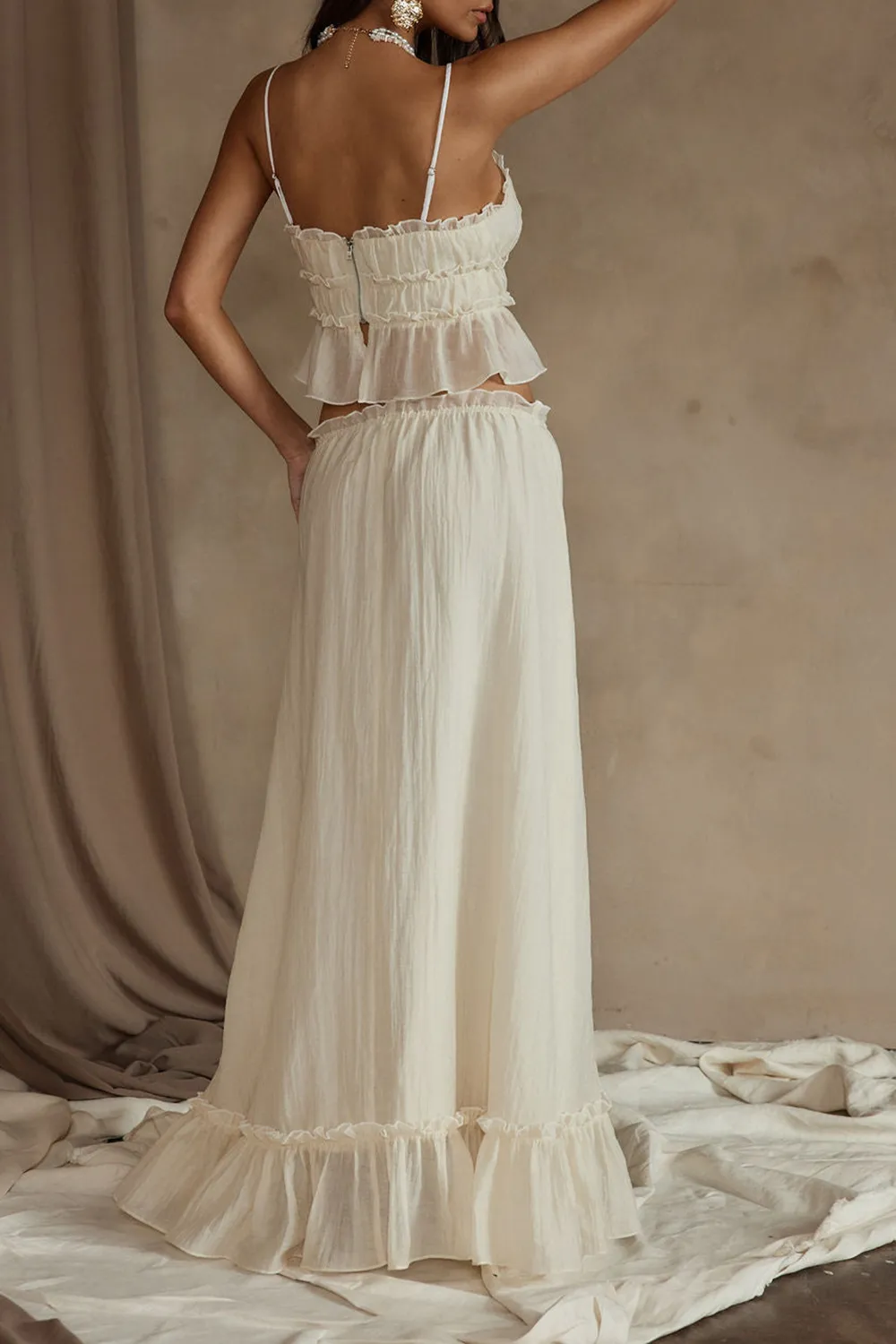 Holiday Style Baby Yellow Maxi Skirt