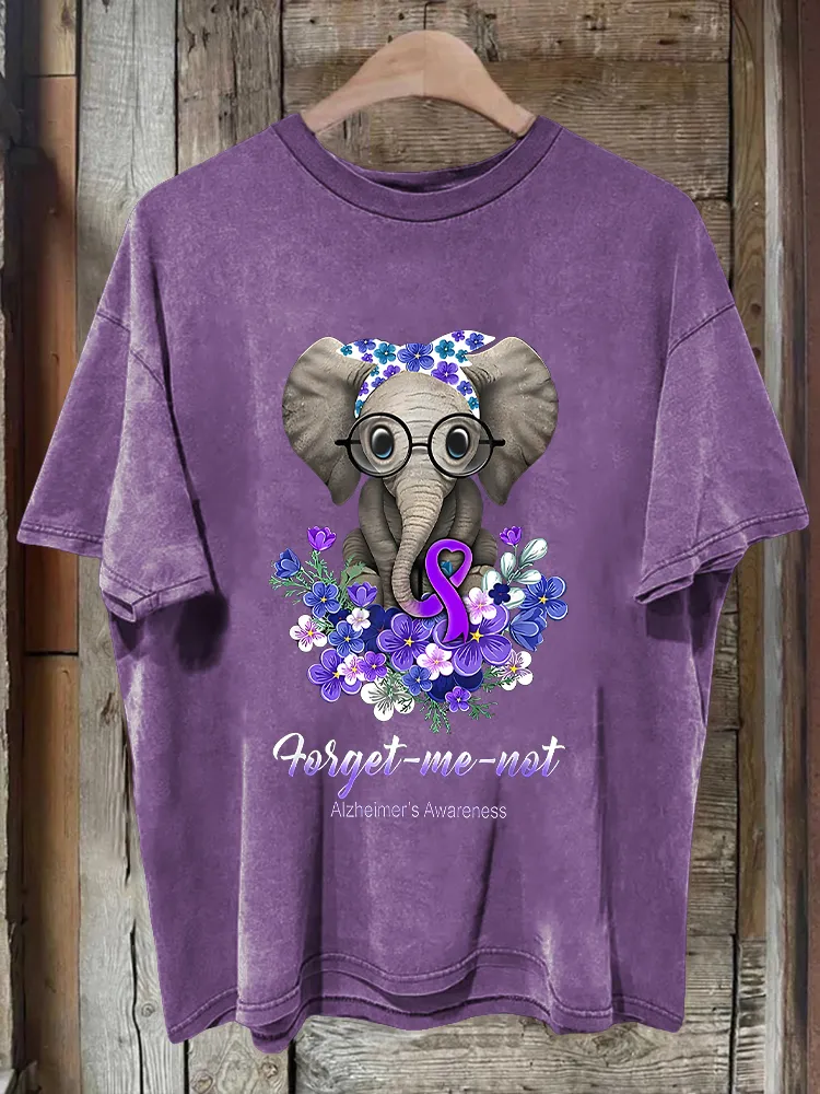 Men'S Forget Me Not Alzheimer'S Aweareness T-Shirt