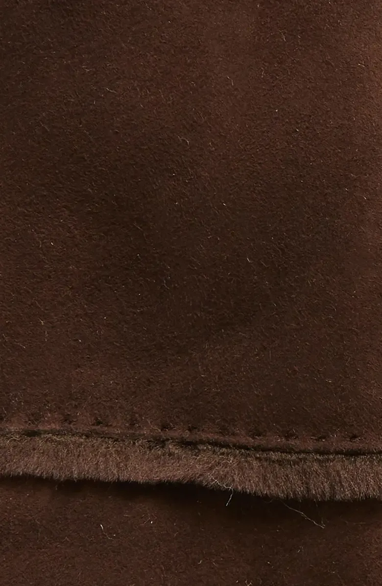 Seamed Touchscreen Compatible Genuine Shearling Gloves