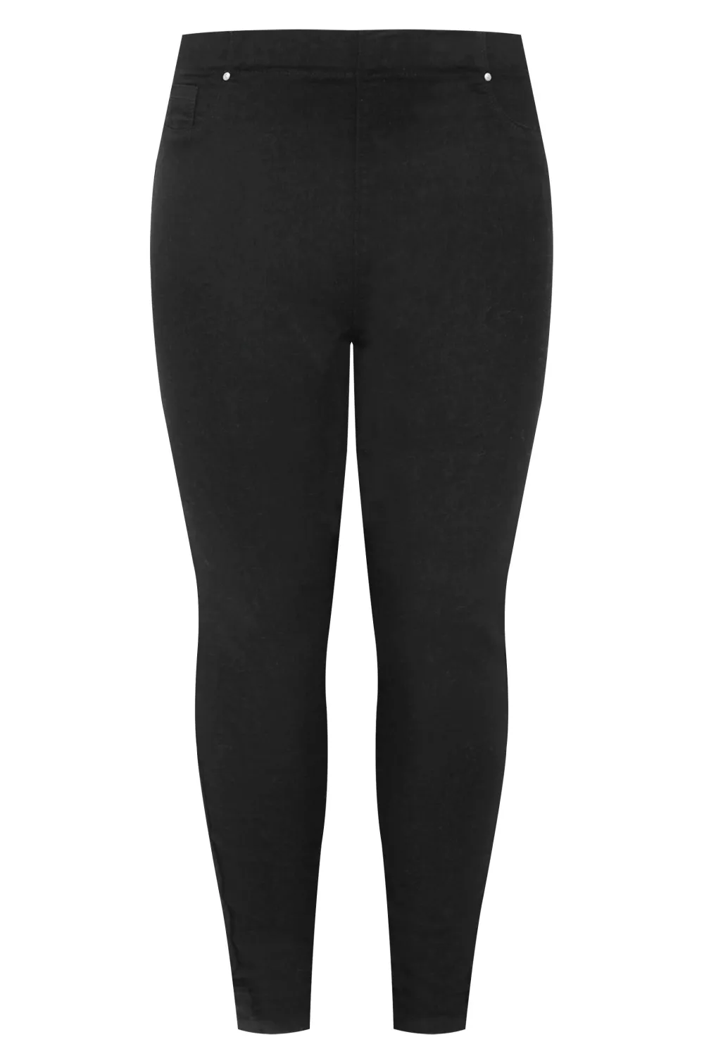 YOURS FOR GOOD Curve Black Pull On Stretch JENNY Jeggings