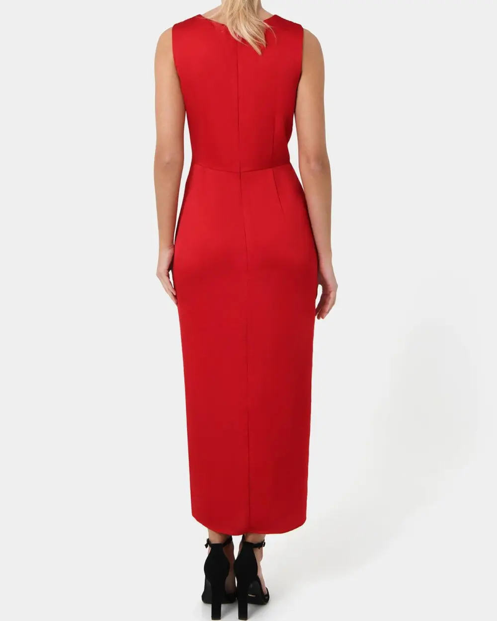 V-neckline Front Twist Dress
