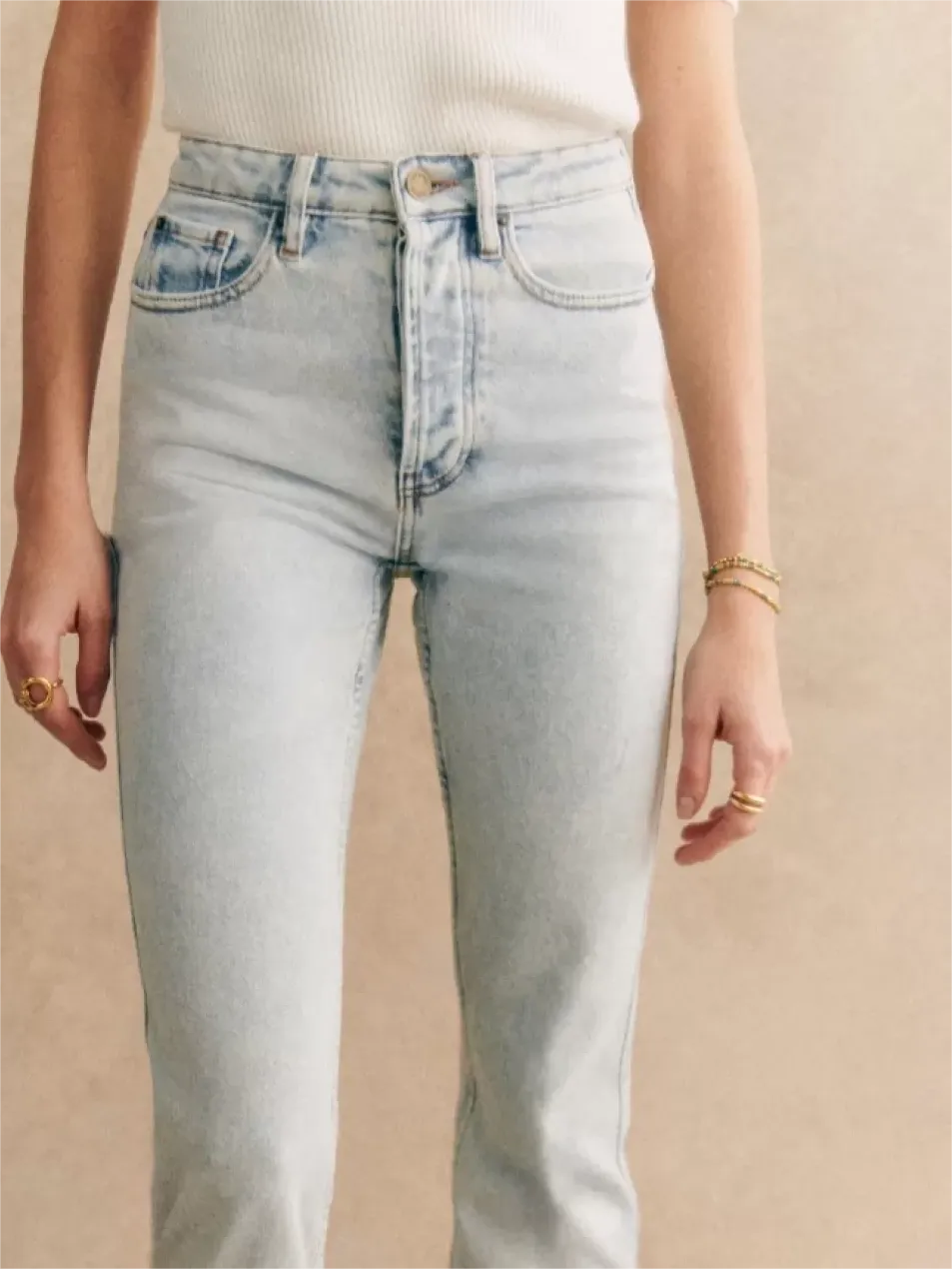 Slight Stretch Wash Blue Denim