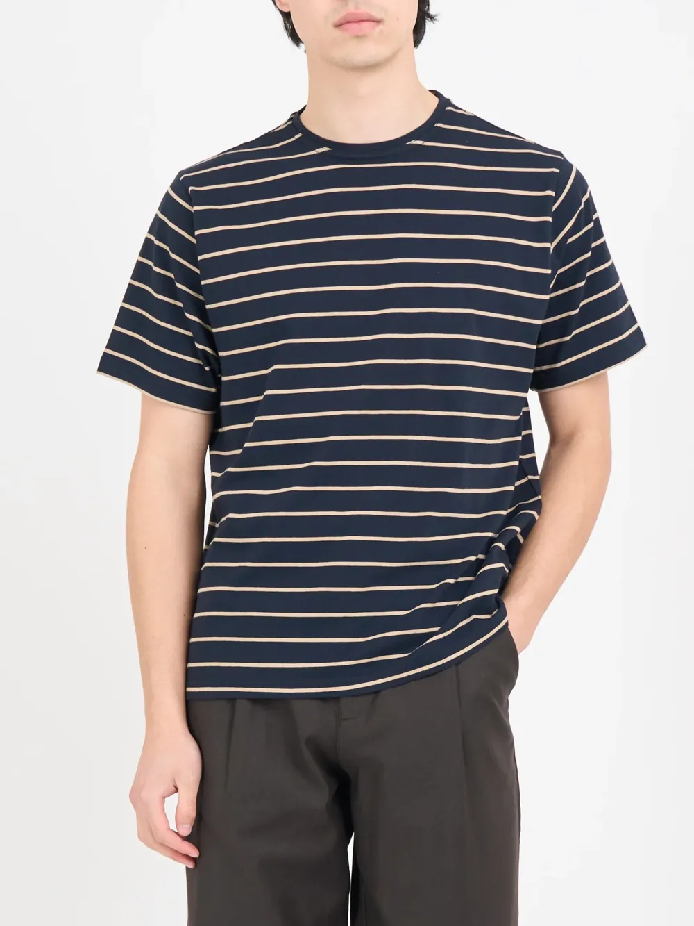 Navy Relaxed Fit Organic Cotton T-Shirt
