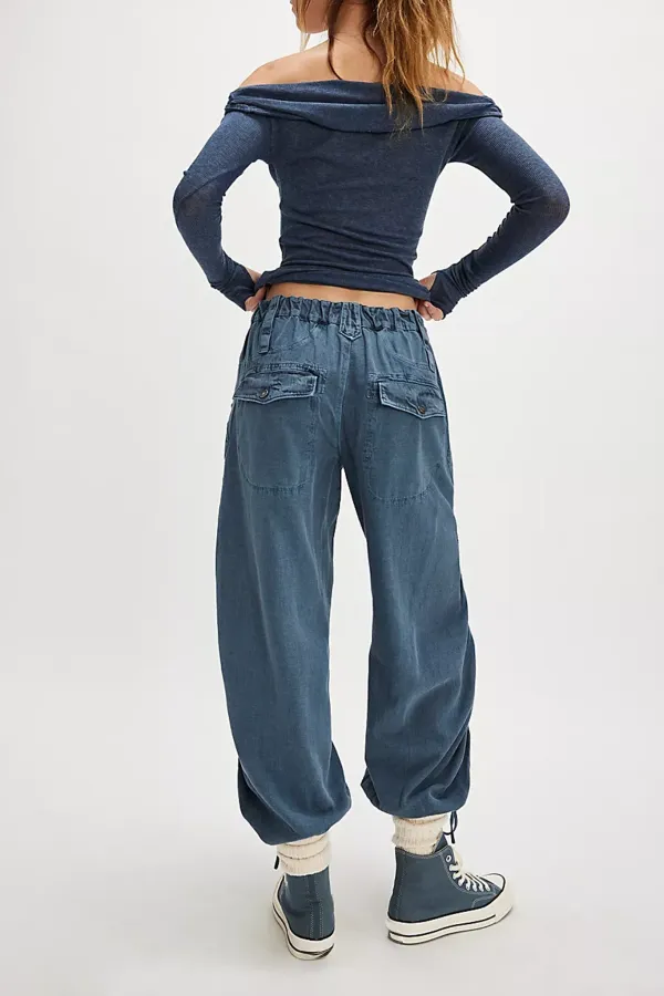 Utility Style Drawstring Pants