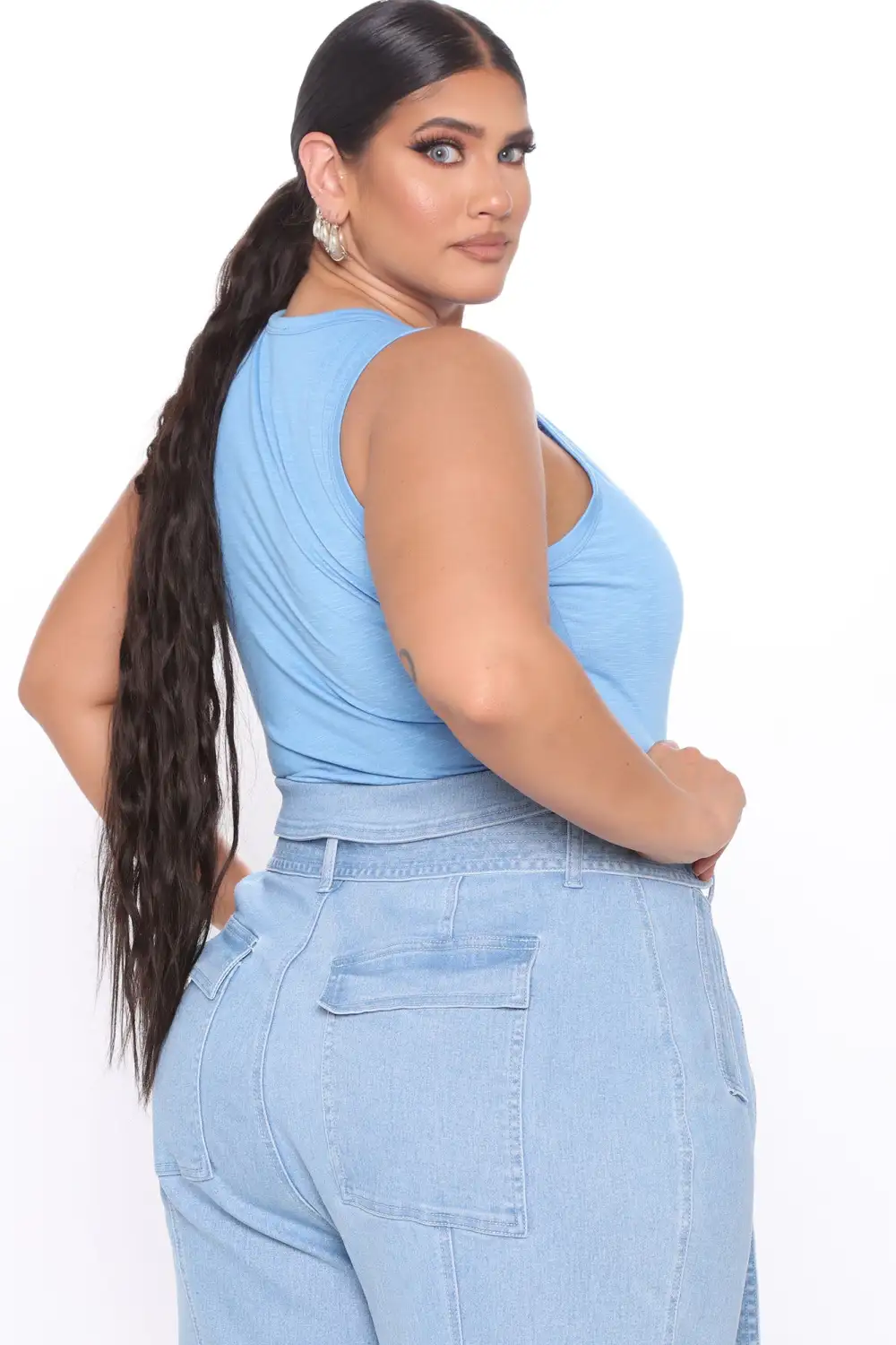 Alana Sleeveless Bodysuit - Royal