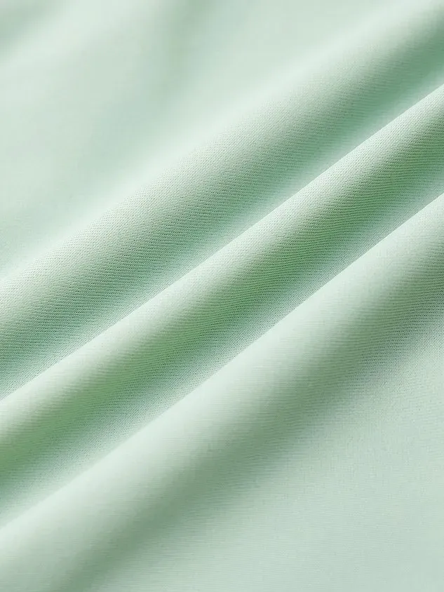 Vacation Floral Printing Scoop Neck Tankinis Two-Piece Set