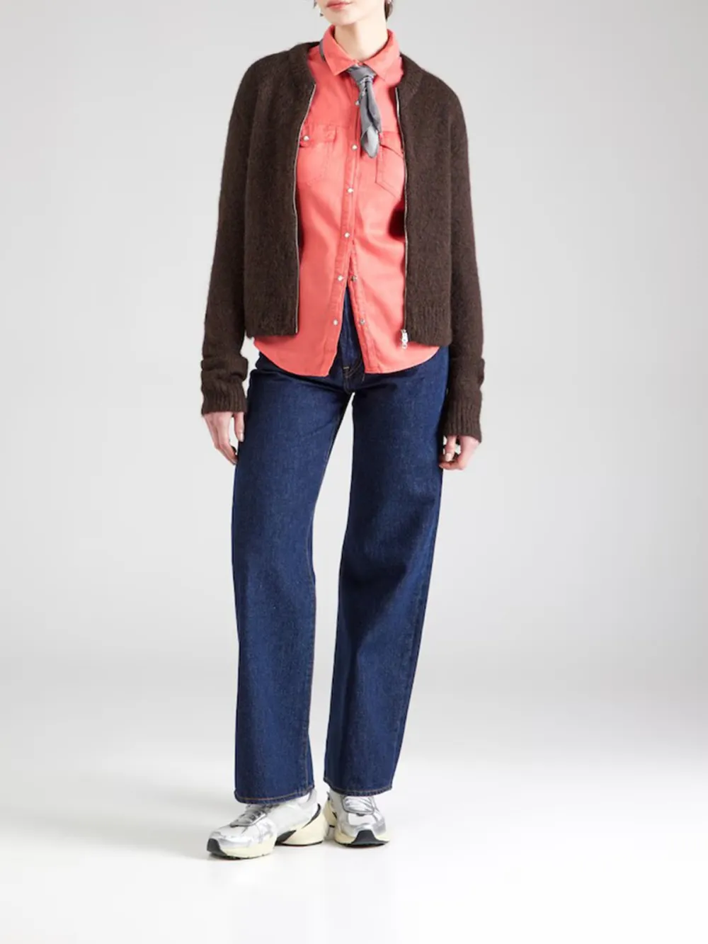 Kent Collar Long Sleeve Casual Style Blouses