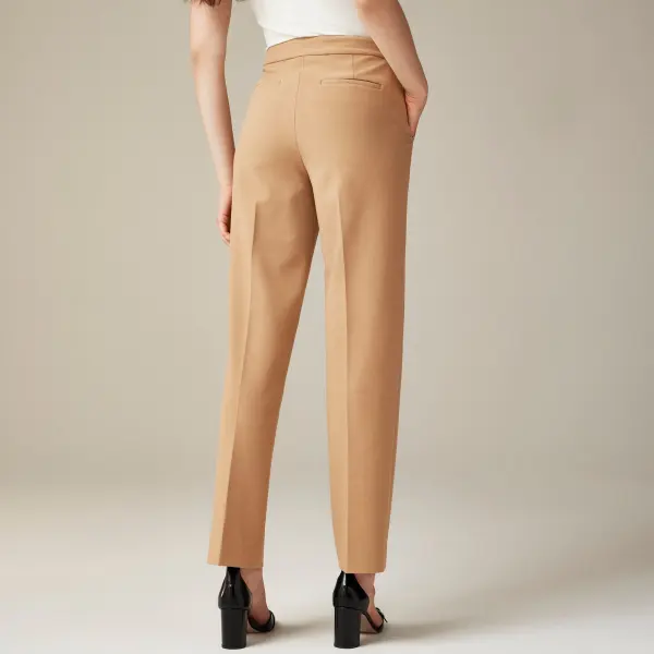 Straight-Leg Stretch Trousers