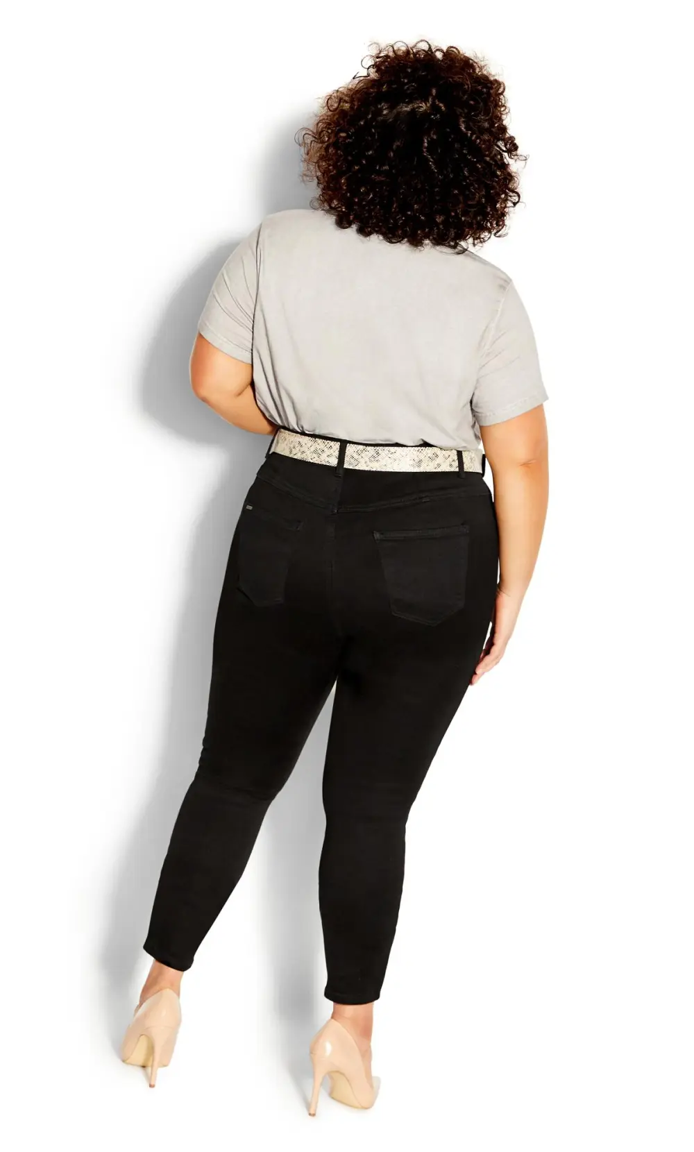 Evans Curve Black Skinny Jeans