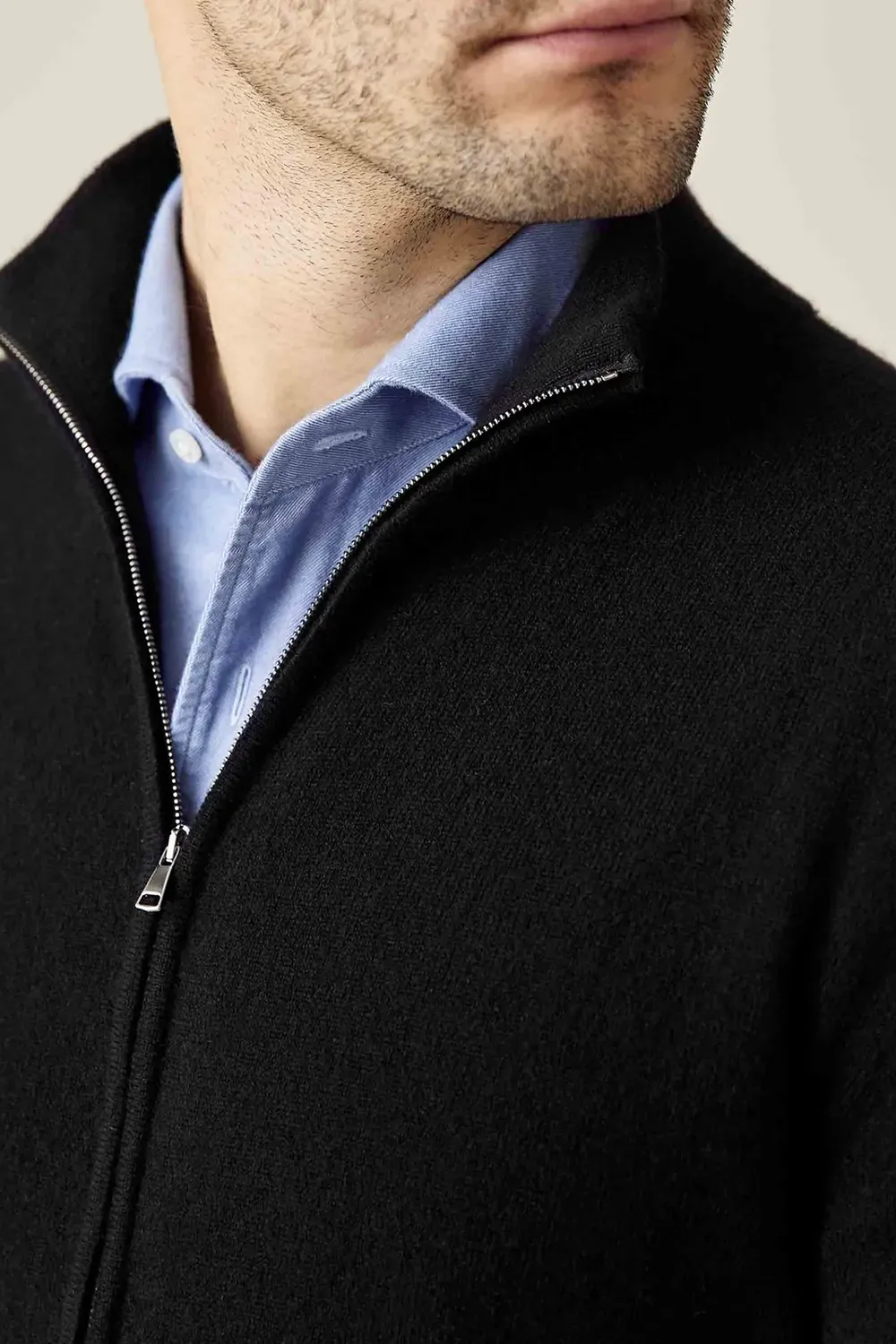 Zip Casual Style Cardigan