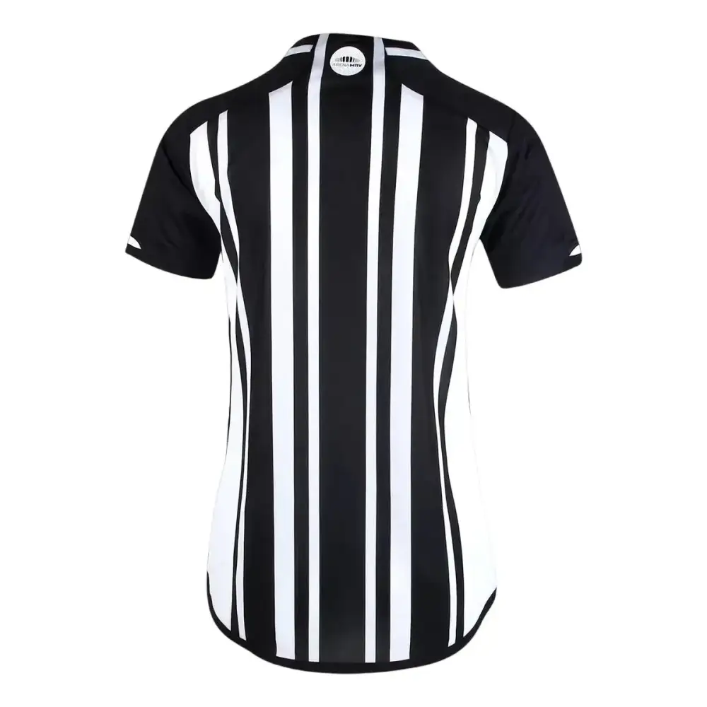 Camisa Atlético Mineiro Home 23/24 Feminina - Preta e Branca