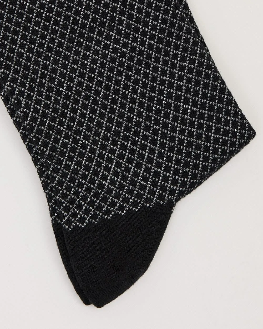 Fishnet Cotton Socks With Lurex Fibres