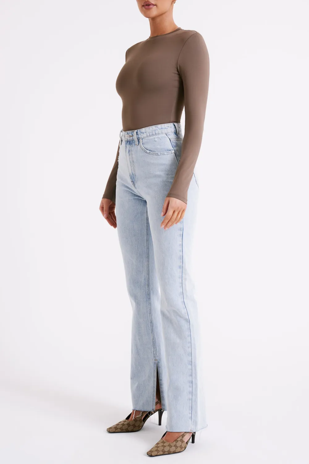 Long Sleeve Crew Neck Bodysuit